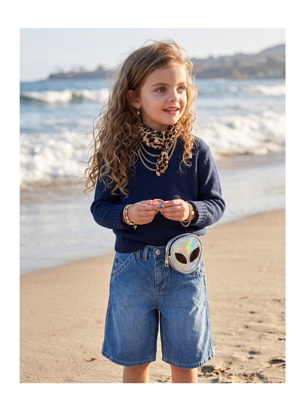 Y2K: new Lucky Brand ✪ Denim Carpenter Pocket Shorts ✪ Stone Blue ✪ 7 Boy Girl